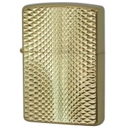 Zippo ジッポー ダイアモンドカット 金メッキ 両面加工 Diamond Cut ゴールドタンク A