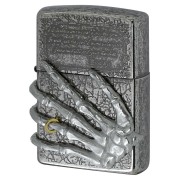 Zippo ジッポー エタニティリング メタル貼り アンティーク風 バレル加工 永遠の愛 ブラックニッケル Eternity Ring B BN Barrel
