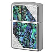 Zippo ジッポー シェル 貝 インレイ 象嵌 ウエスタン デザイン Western Design 2SW-SHELL