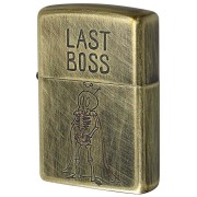 Zippo ジッポー スカル ドクロ 骸骨 真鍮 ブラス ユーズド仕上げ FUNNY SKULL USED FINISH LAST BOSS ラスボス 2UDB-BOSS メール便可