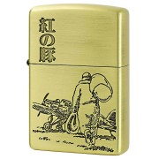 Zippo ジッポー スタジオジブリ 紅の豚 ポルコ うしろ姿 真鍮 ブラス オフィシャルライセンス品 NZ-40