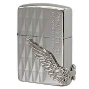 Zippo ジッポー 限定1,000個 2024-2025年モデル ARMOR アーマー エンジェルウィング メタル ダイヤシルバー PAW-2025DS