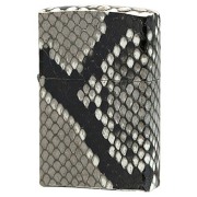 Zippo ジッポー 革巻き 本革 パイソン 蛇 ヘビ 本蛇革巻