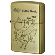 Zippo ジッポー 鳥 チキン 肉 アイ ライク ミート ブラス古美 I Lile Meet.  チキン BS