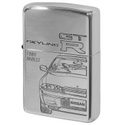 Zippo ジッポー スカイライン GT-R 日産 自動車 NISSAN SKYLINE オフィシャルライセンス品 BNR32