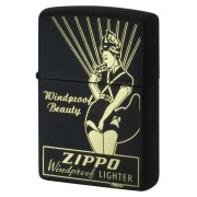 Zippo ジッポー ウインディ ウインドプルーフ レディ ブラックマット Windy WINDPROOF LADY BKM BKM-2