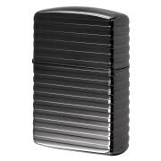 Zippo ジッポー ARMOR アーマー ホリゾンタルストライプ Horizontal Stripe ブラックニッケル BNC