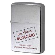 絶版/ヴィンテージ Zippo ジッポー 中古 1963年製造 This too is RONCARI  [B]使用感ありやや傷汚れあり