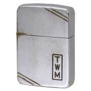 絶版/ヴィンテージ Zippo ジッポー 中古 1941年製造 1941オリジナル ダイアゴナルライン TWM  [B]使用感ありやや傷汚れあり