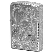 Zippo ジッポー アーマー アラベスク 唐草 コーナーリューター加工 両面加工 銀サテーナ Classic Arabesque CLA-B