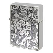 Zippo ジッポー 1935レプリカ アラベスク 唐草 両面加工 Arabesque 銀イブシ SI