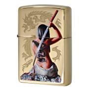 Zippo ジッポー クラウディオ マッツィ Claudio Mazzi Women Sword Dragon 鏡面 ポリッシュ ブラス 29668