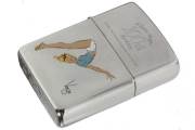 Zippo ジッポー 絶版・1996年製造 Windy Alberto Vargas Girl 100th Birthday B