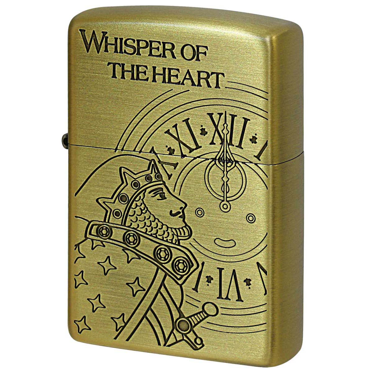 Zippo ジッポー スタジオジブリ 耳をすませば ドワーフ王とエルフの王女 真鍮 ブラス オフィシャルライセンス品 NZ-30-53