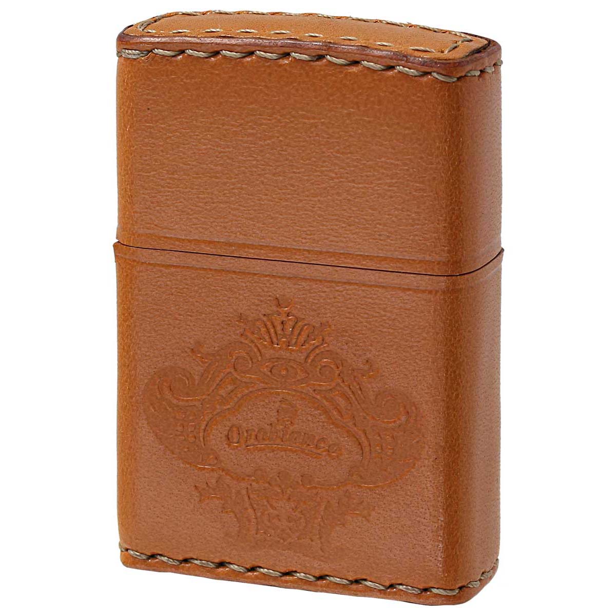 Zippo ジッポー オロビアンコ 本牛革 手縫い キャメル Orobianco オフィシャルライセンス品 ORZ-001 CA