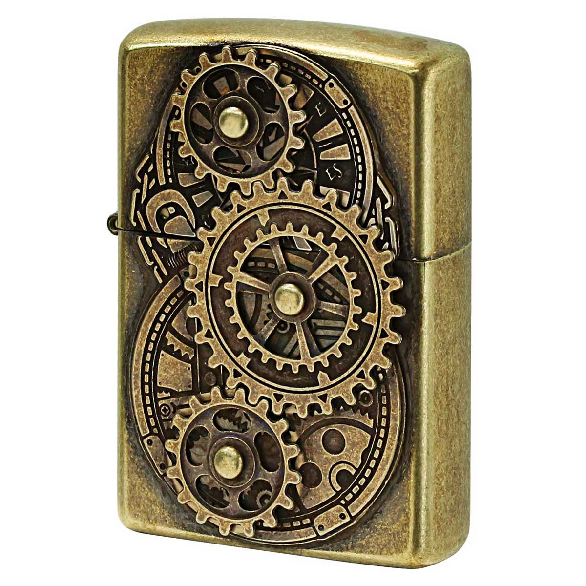 Zippo ジッポー ギア メタル レトロ ブラスバレル GEAR METAL ZG-BB