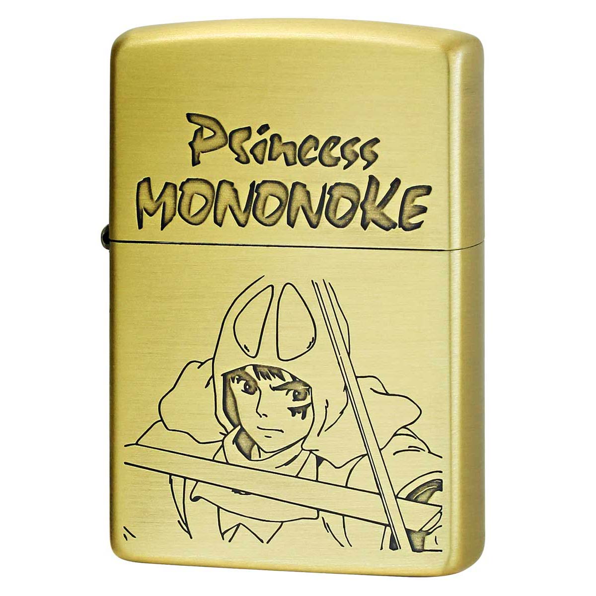 Zippo ジッポー スタジオジブリ もののけ姫 アシタカ2 真鍮 ブラス オフィシャルライセンス品 NZ-38