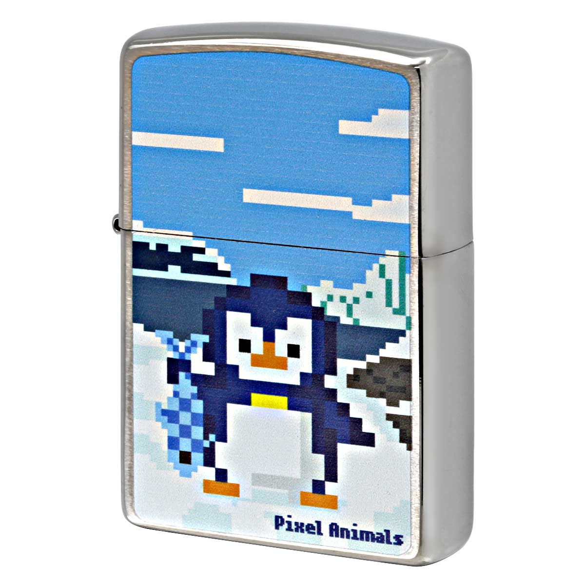 Zippo ジッポー ピクセルアート ペンギン アニマル Pixel Animals 2PA-PGN メール便可