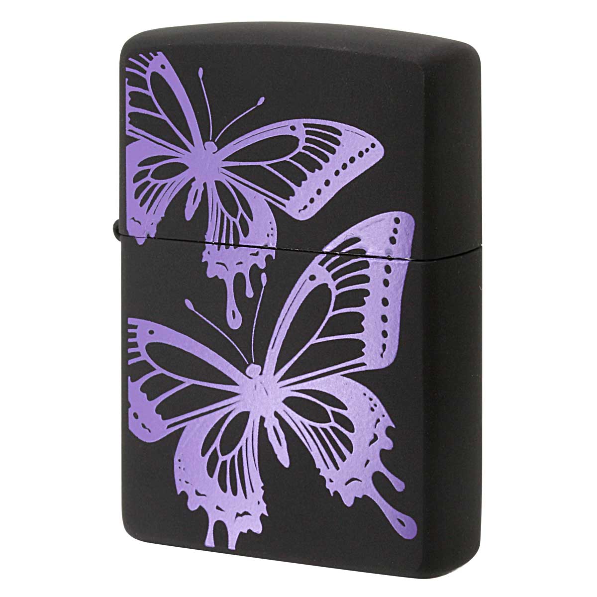 Zippo ジッポー 蝶々 バタフライ パープル Butterfly Series 2BTF-PURPLE メール便可