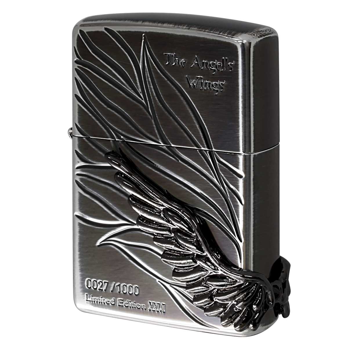 Zippo ジッポー 限定1,000個 2026年モデル The Angel's Wings エンジェル ウイング メタル シルバーイブシ PAW-2026SIB