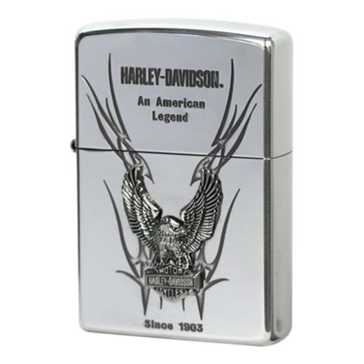 Zippo ジッポー ハーレーダビッドソン 日本限定モデル バイク 二輪 モーターサイクル  Harley Davidson シルバーいぶし エスメタル オフィシャルライセンス品 HDP-10