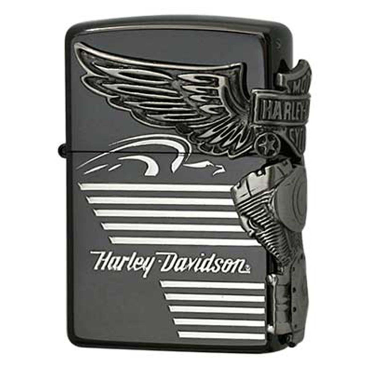 Zippo ジッポー ハーレーダビッドソン 日本限定モデル バイク 二輪 モーターサイクル  Harley Davidson オフィシャルライセンス品 HDP-25