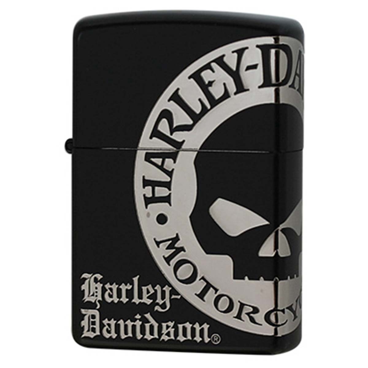Zippo ジッポー ハーレーダビッドソン 日本限定モデル バイク 二輪 モーターサイクル  Harley Davidson ブラックイオンマット 3面連続加工 オフィシャルライセンス品 HDP-32