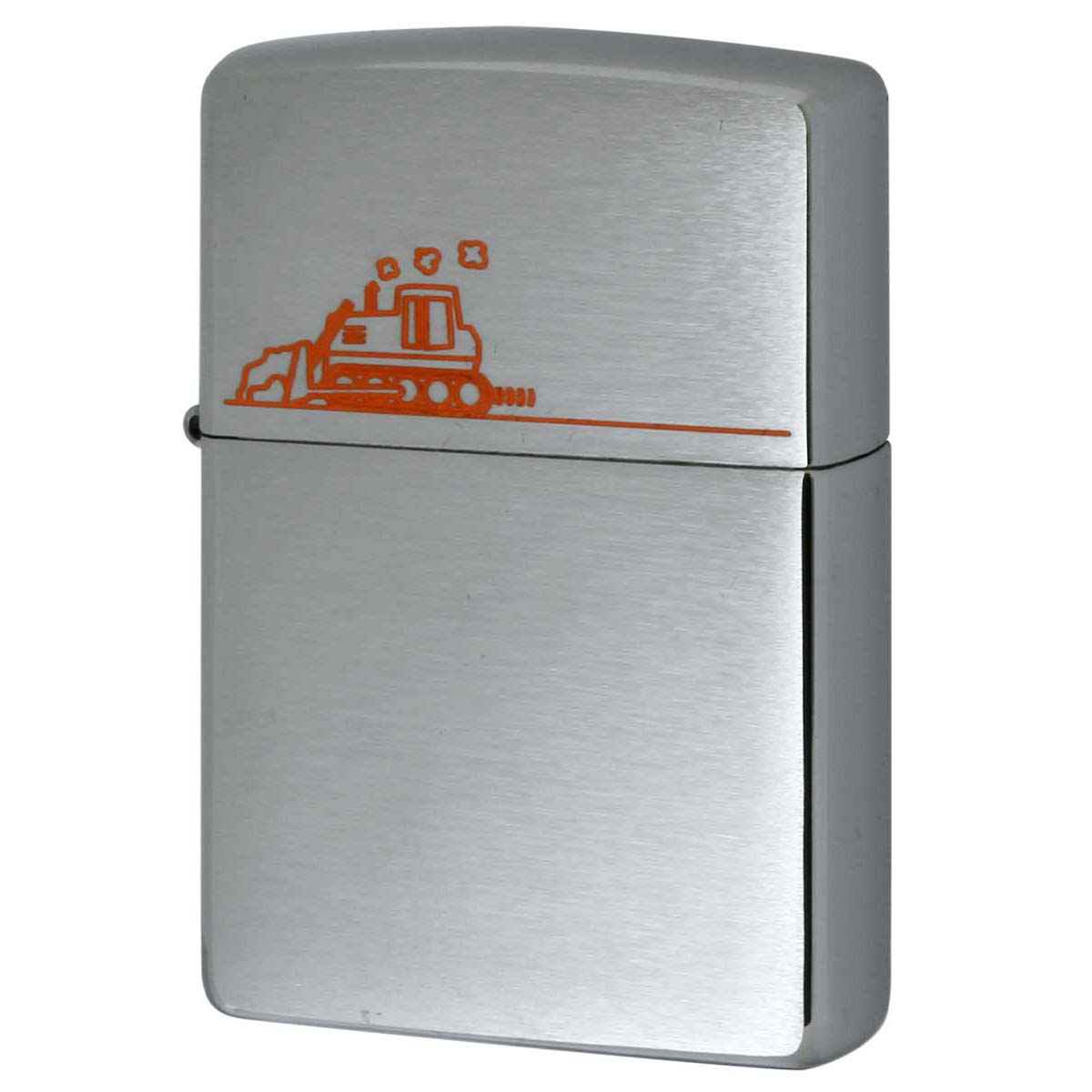 Zippo ジッポー 重機 イエロー レーザーエングレイブ Lazer Engrave 重機 メール便可