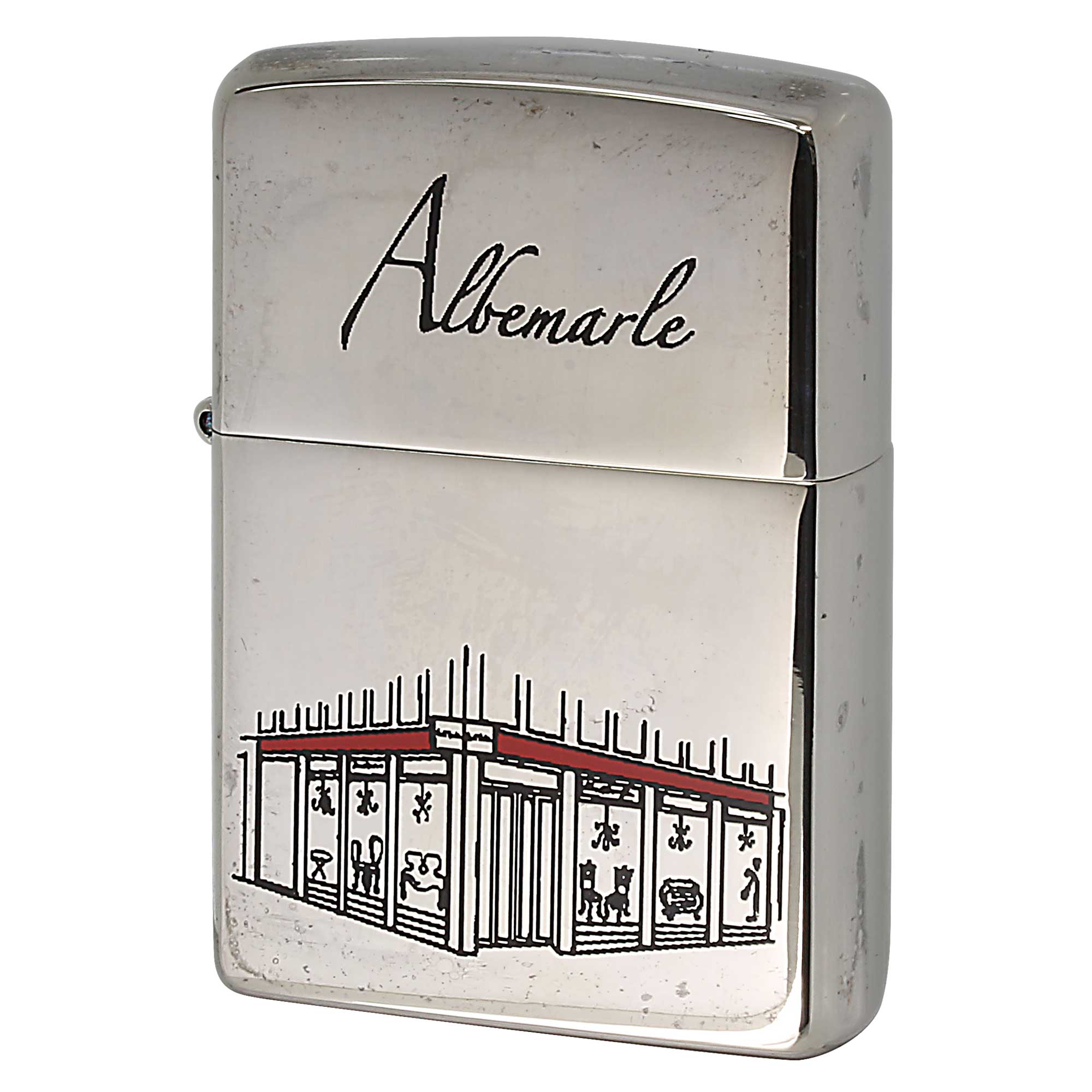 絶版/ヴィンテージ Zippo ジッポー 中古 2006年製造 ZIPPO Paul Smith Albemarle by Paul Smith Shop  [A]使用感少なく状態が良い