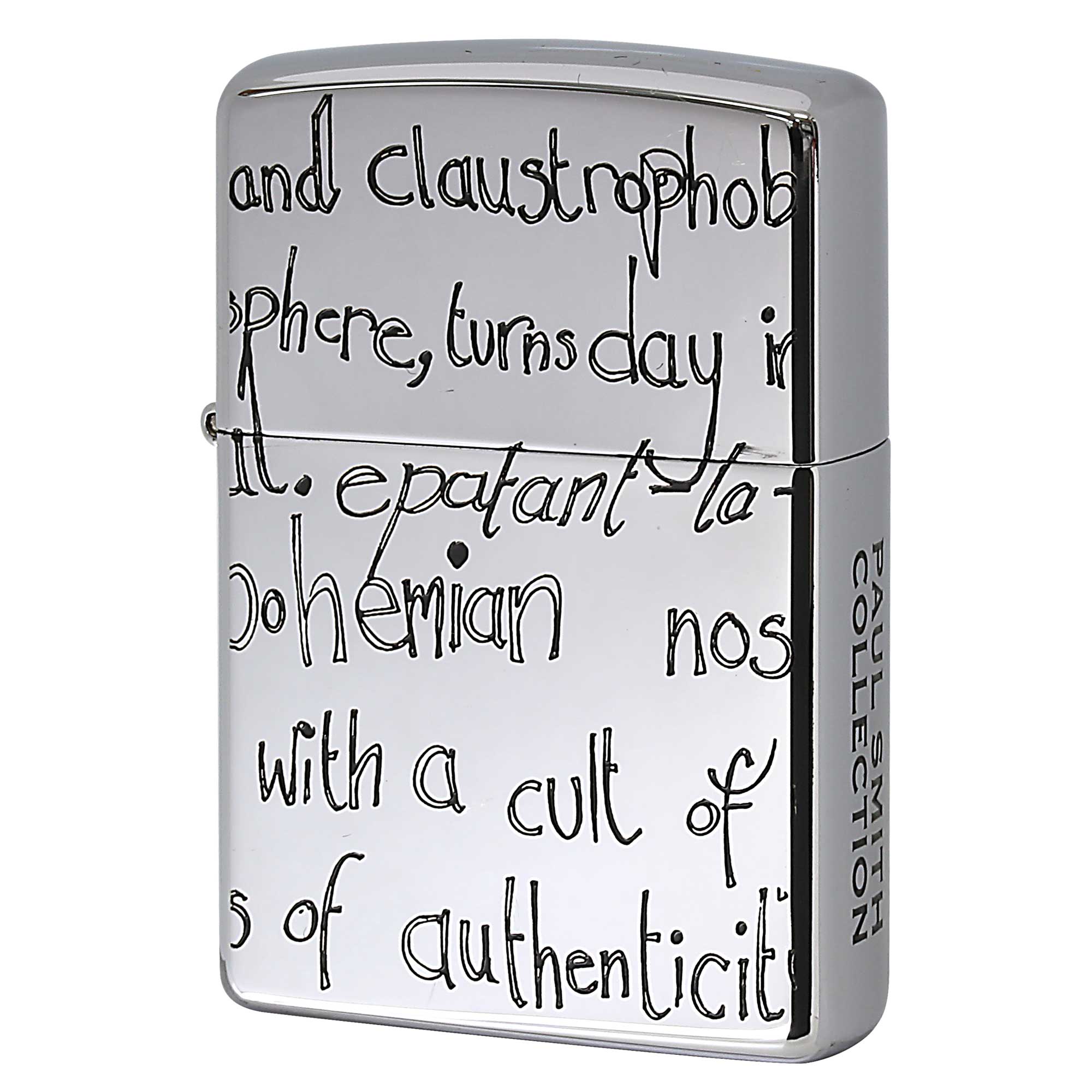 絶版/ヴィンテージ Zippo ジッポー 中古 2006年製造 ZIPPO Paul Smith Collection タイポグラフィ 電球  [S]ほぼ新品同様