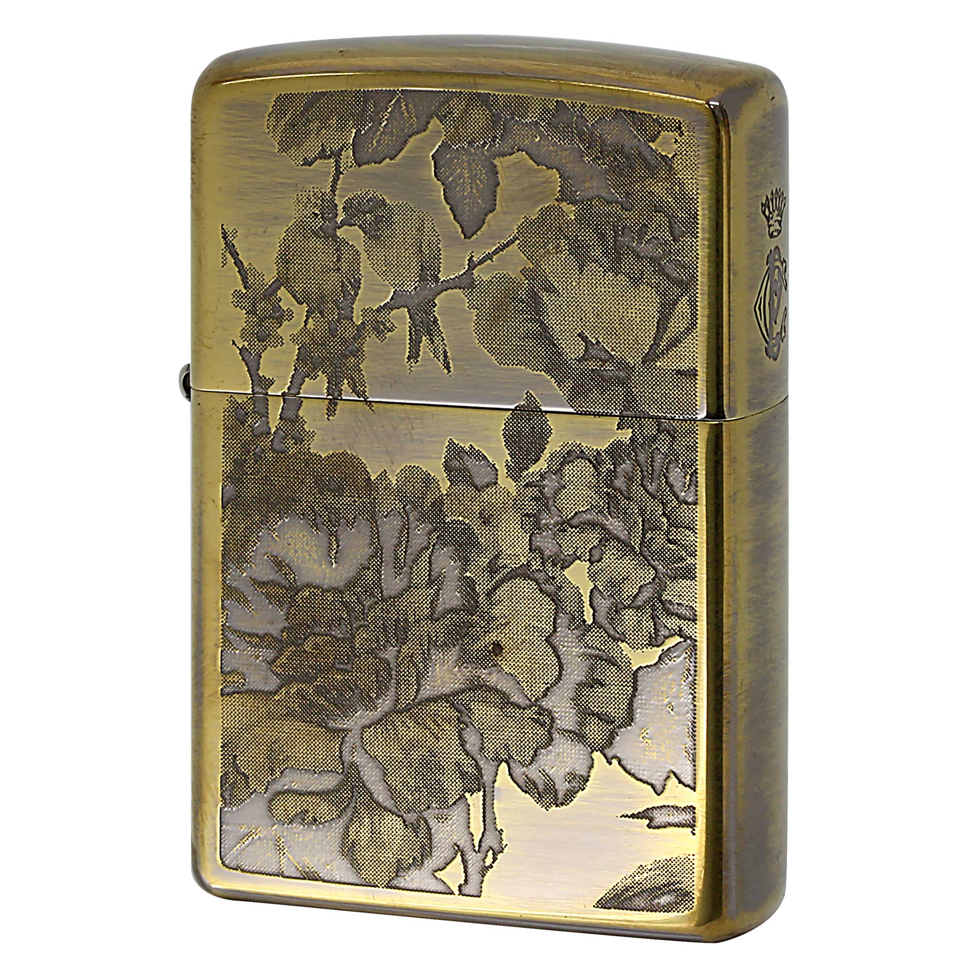 絶版/ヴィンテージ Zippo ジッポー 中古 2005年製造 ZIPPO Paul Smith Flower Design 両面 花柄 ブラス  [S]ほぼ新品同様