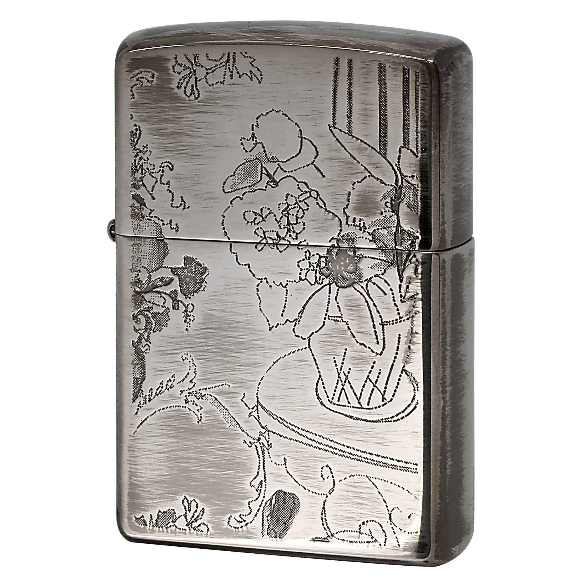 絶版/ヴィンテージ Zippo ジッポー 中古 2005年製造 ZIPPO Paul Smith Garden Design 庭園  [S]ほぼ新品同様