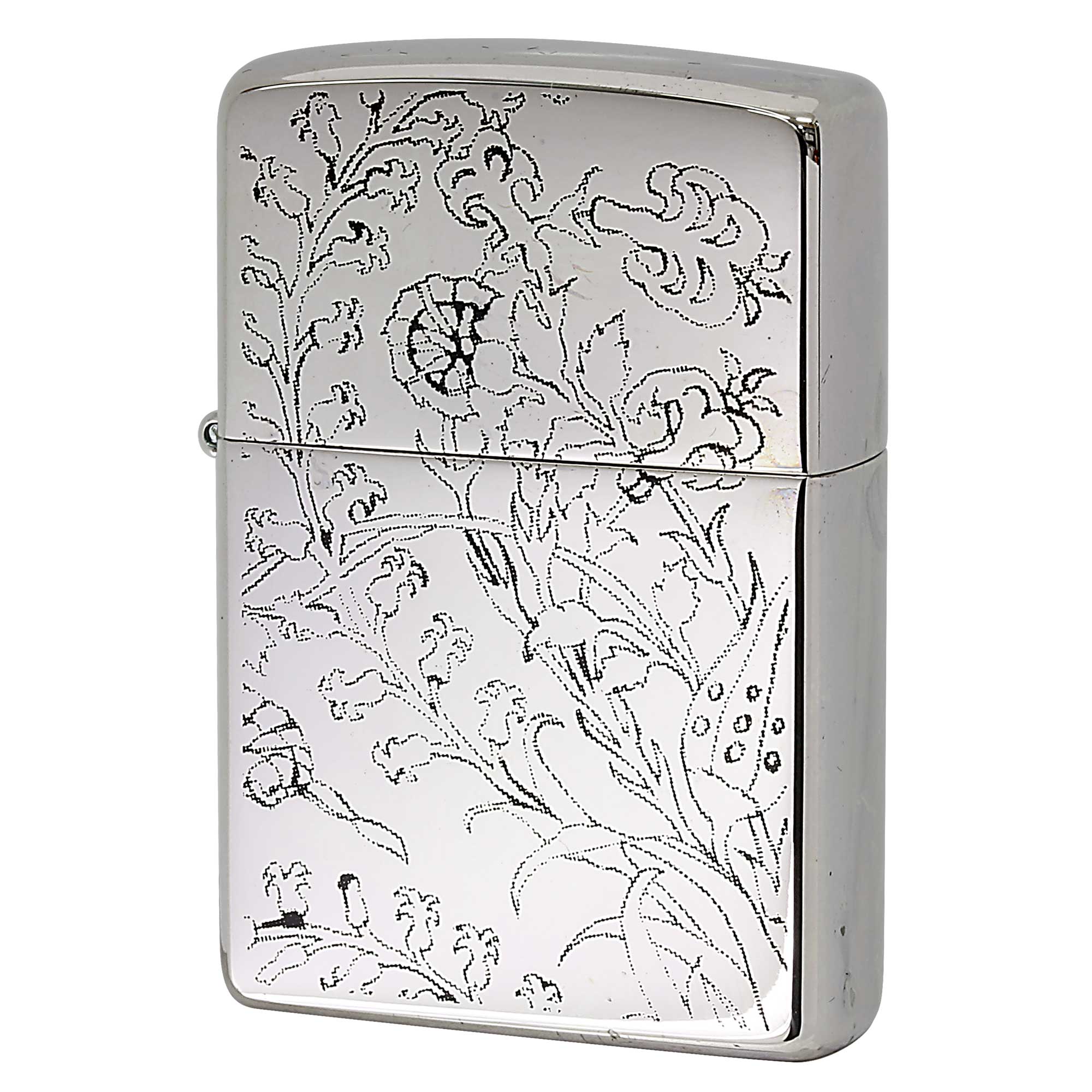 絶版/ヴィンテージ Zippo ジッポー 中古 2003年製造 ZIPPO Paul Smith 試作品 アラベスク柄  [S]ほぼ新品同様