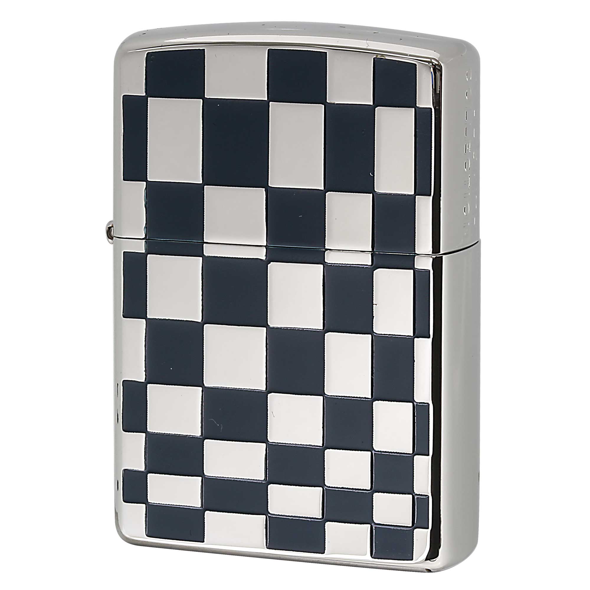 絶版/ヴィンテージ Zippo ジッポー 中古 2006年製造 ZIPPO Paul Smith Collection チェック柄 ブルー  [S]ほぼ新品同様