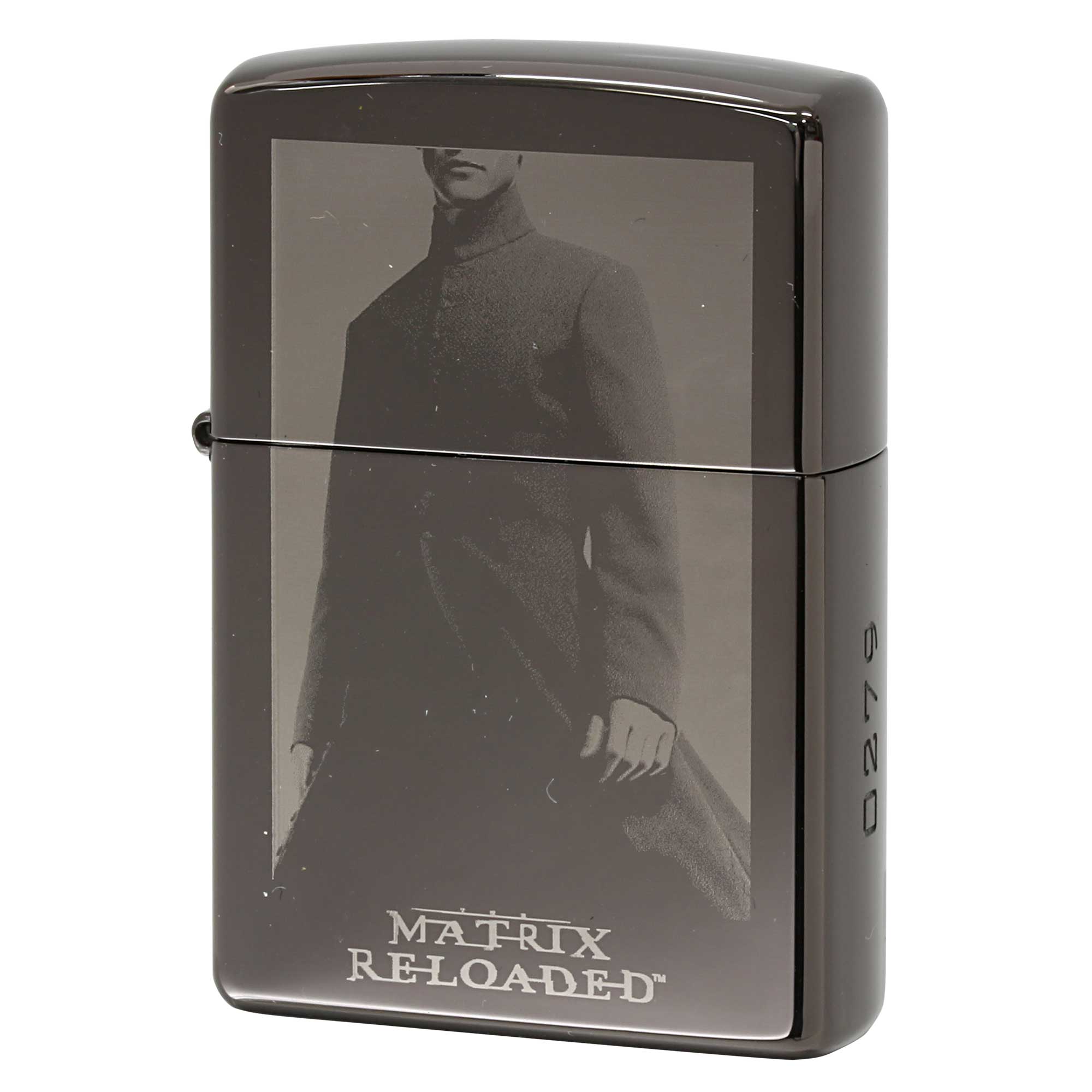 絶版/ヴィンテージ Zippo ジッポー 中古 2003年製造 マトリックス リローデッド Matrix Reloaded シリアル No.0279  [A]使用感少なく状態が良い