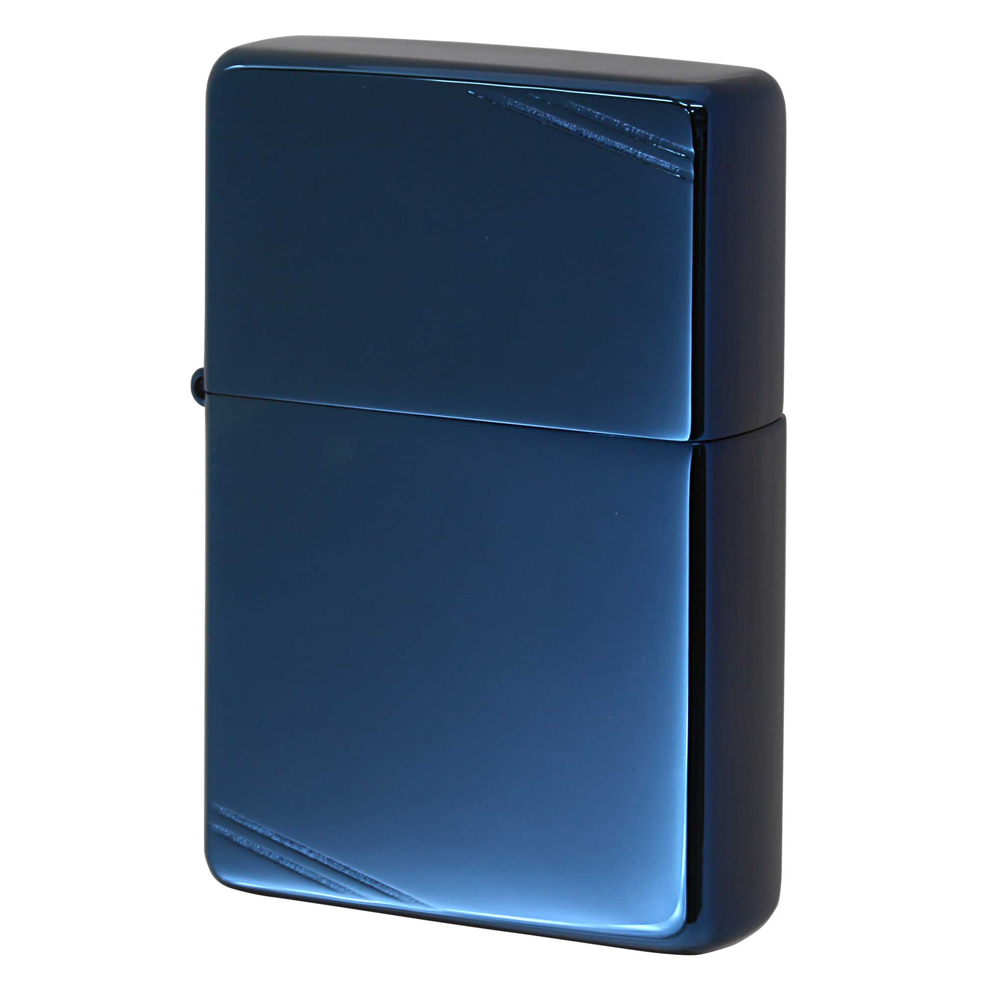 絶版/ヴィンテージ Zippo ジッポー 中古 2003年製造 窒化チタンコーティング 青  [A]使用感少なく状態が良い
