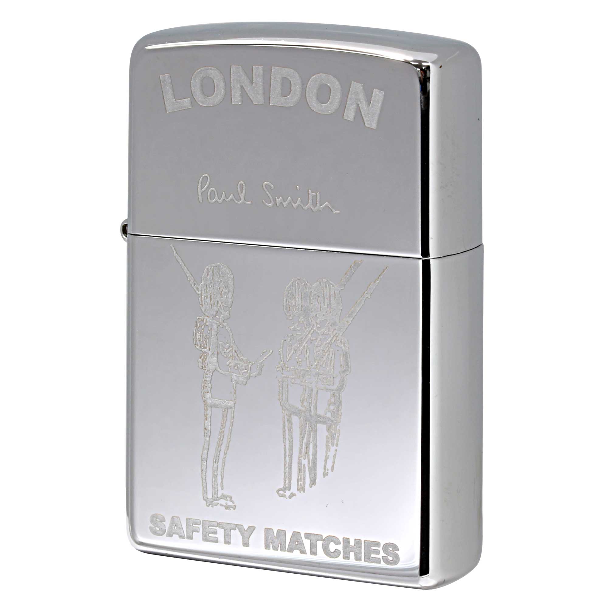 絶版/ヴィンテージ Zippo ジッポー 中古 2002年製造 ZIPPO Paul Smith ロンドン 儀仗兵  [S]ほぼ新品同様