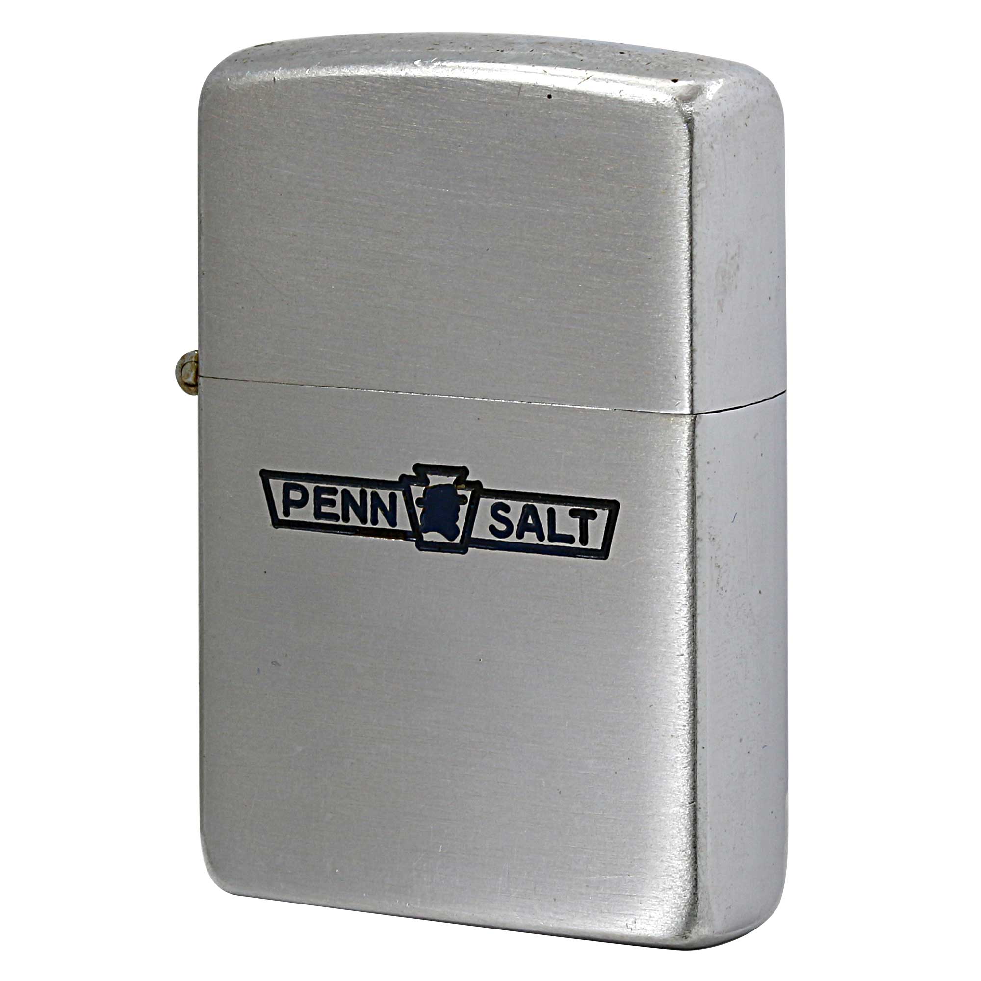 絶版/ヴィンテージ Zippo ジッポー 中古 1951年製造 PENN SALT　裏面手彫りあり  [B]使用感ありやや傷汚れあり