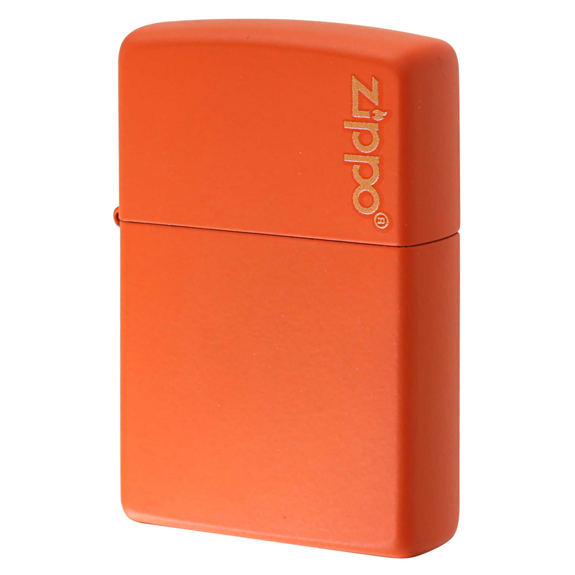 絶版/ヴィンテージ Zippo ジッポー 中古 2013年製造 Orange Matte Zippo Logo 231ZL  [A]使用感少なく状態が良い