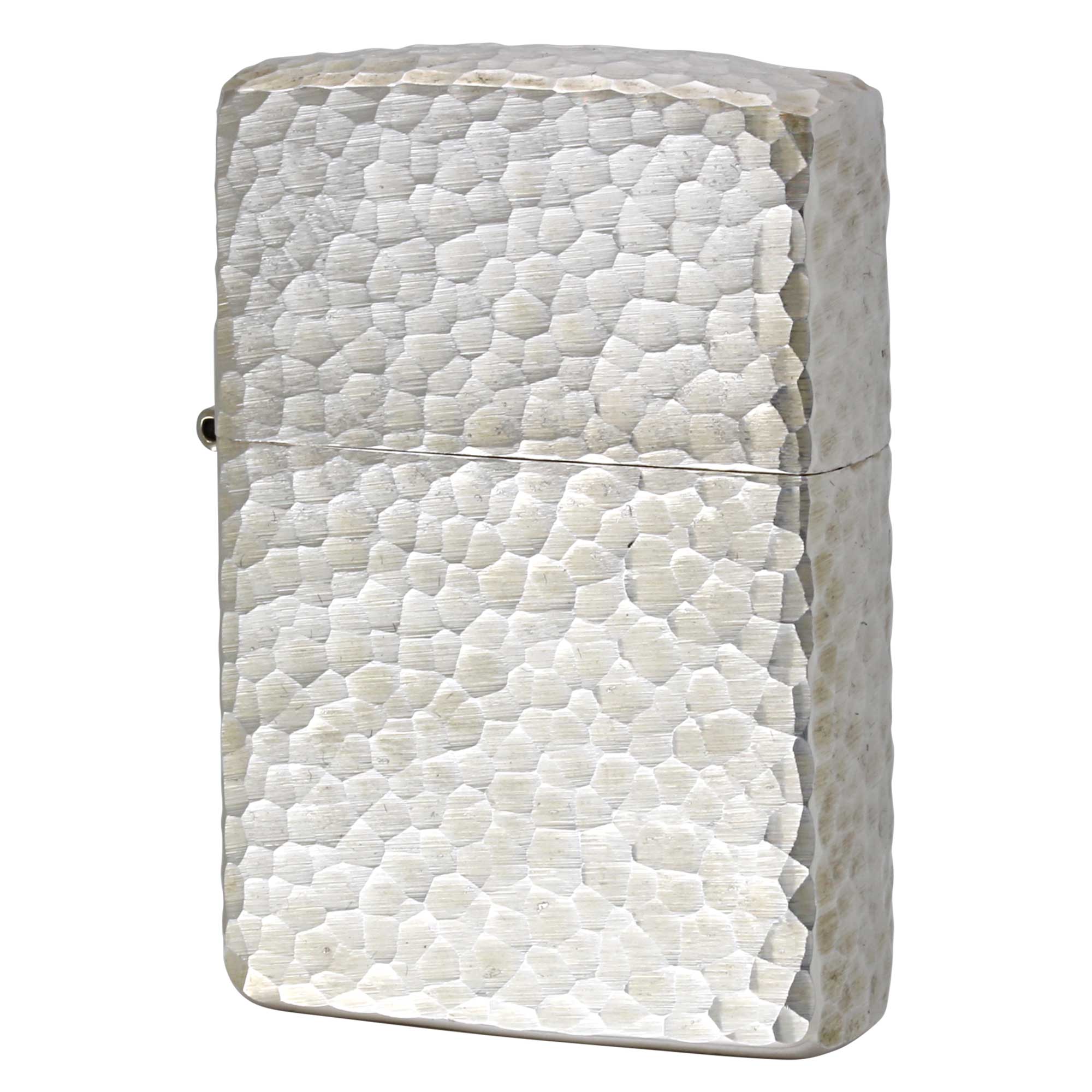 絶版/ヴィンテージ Zippo ジッポー 中古 2008年製造 スターリングシルバー 純銀 鎚目 ハンマートーン  [A]使用感少なく状態が良い