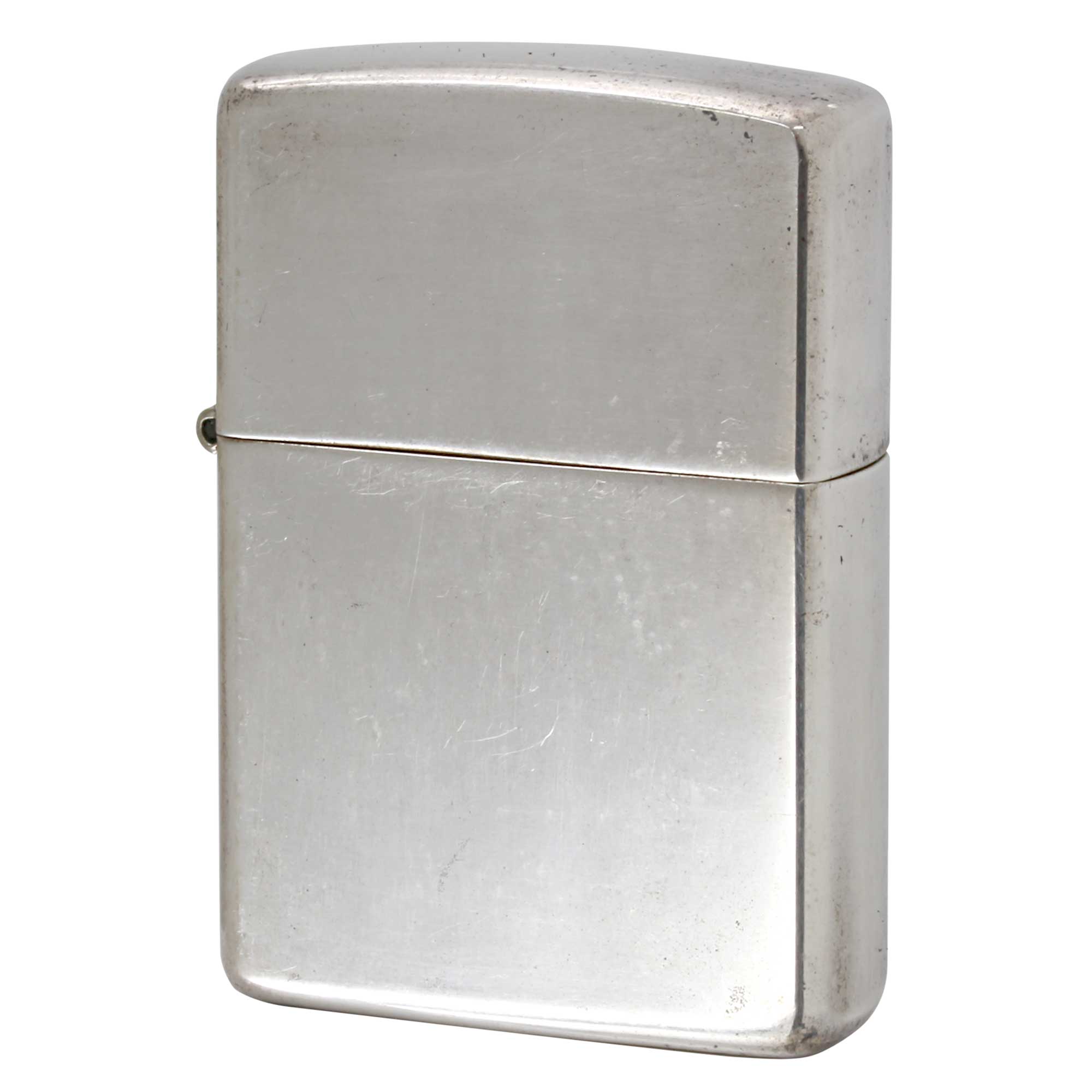絶版/ヴィンテージ Zippo ジッポー 中古 2002年製造 純銀 スターリングシルバー ポリッシュ No.15  [C]使用感あり傷汚れあり