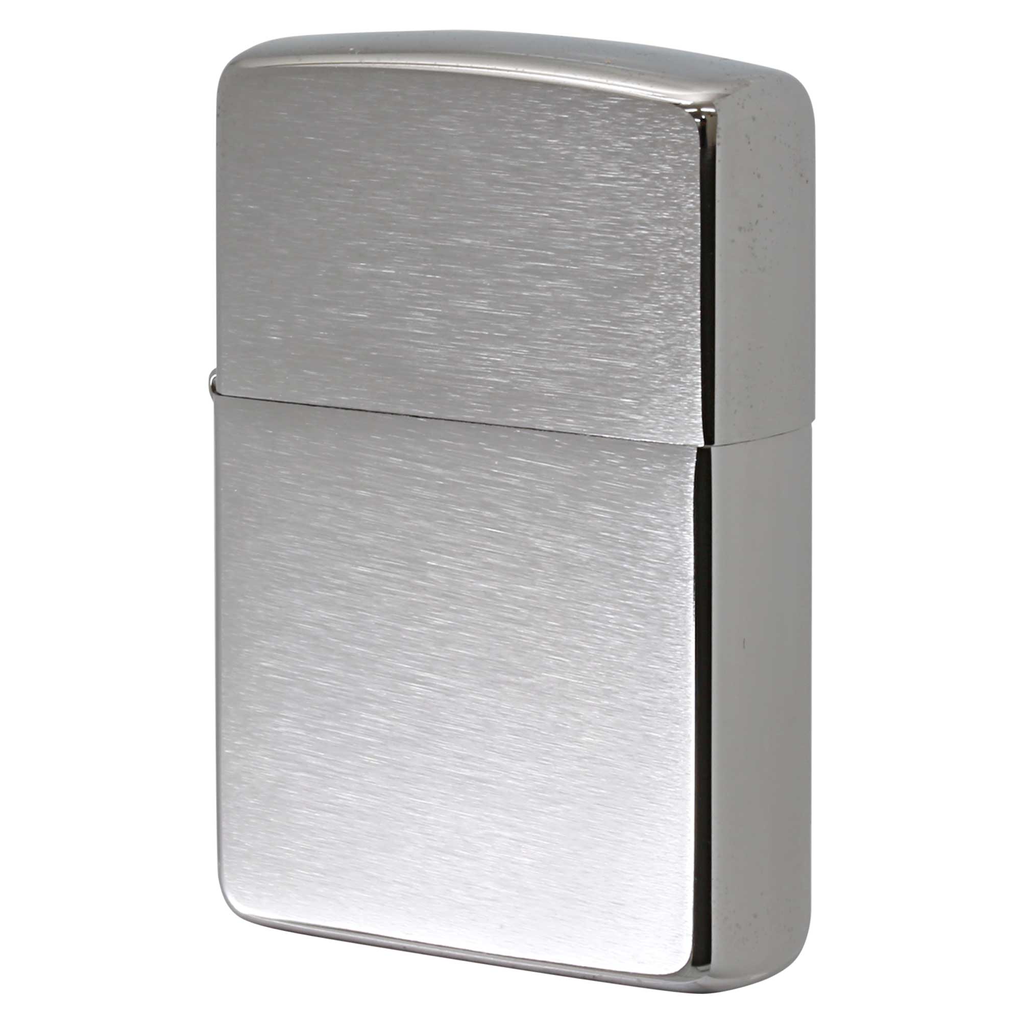 絶版/ヴィンテージ Zippo ジッポー 中古 2016年製造 ブラッシュドクローム No.200  [S]ほぼ新品同様