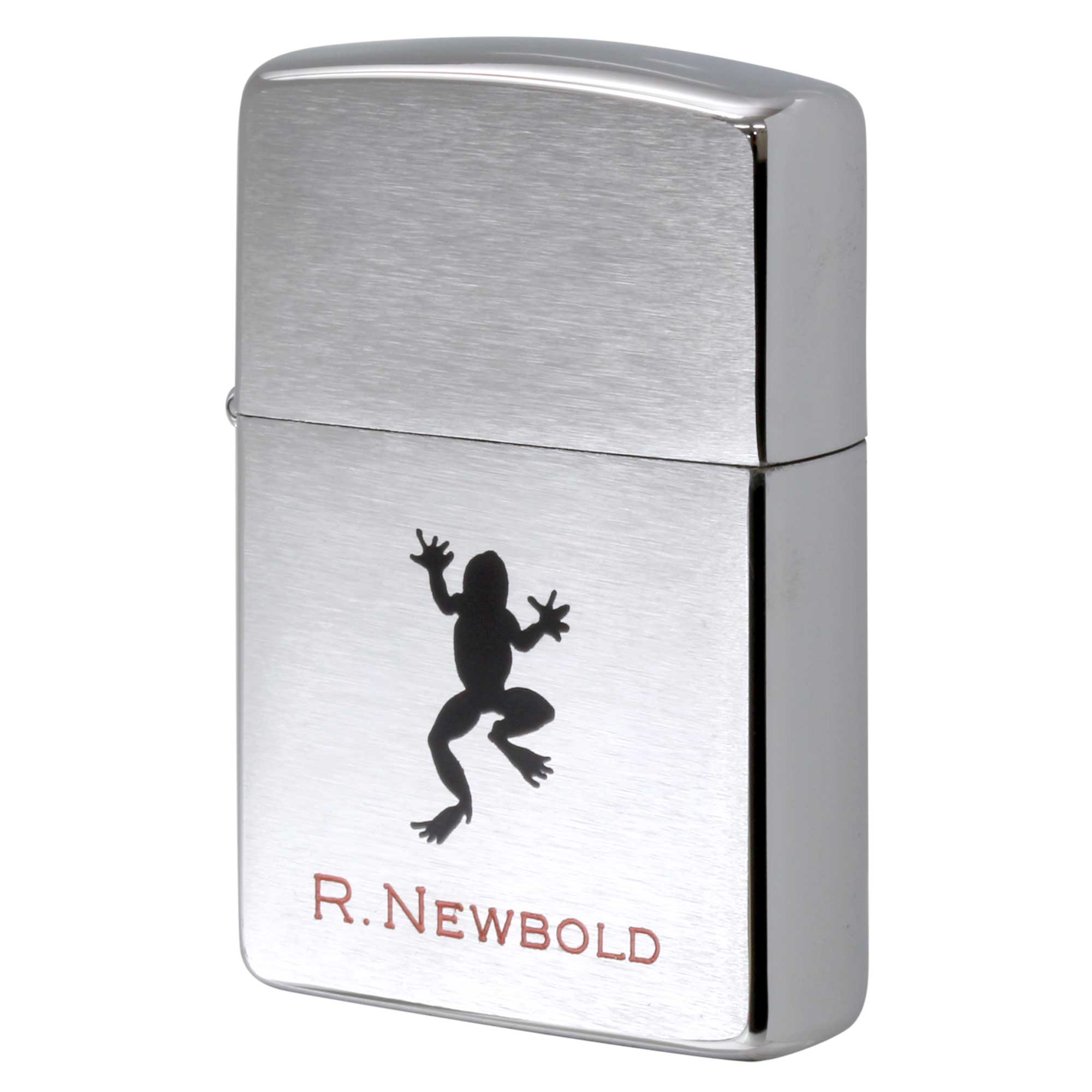 絶版/ヴィンテージ Zippo ジッポー 中古 1995年製造 ZIPPO R.Newbold アールニューボールド ヤモリ  [S]ほぼ新品同様