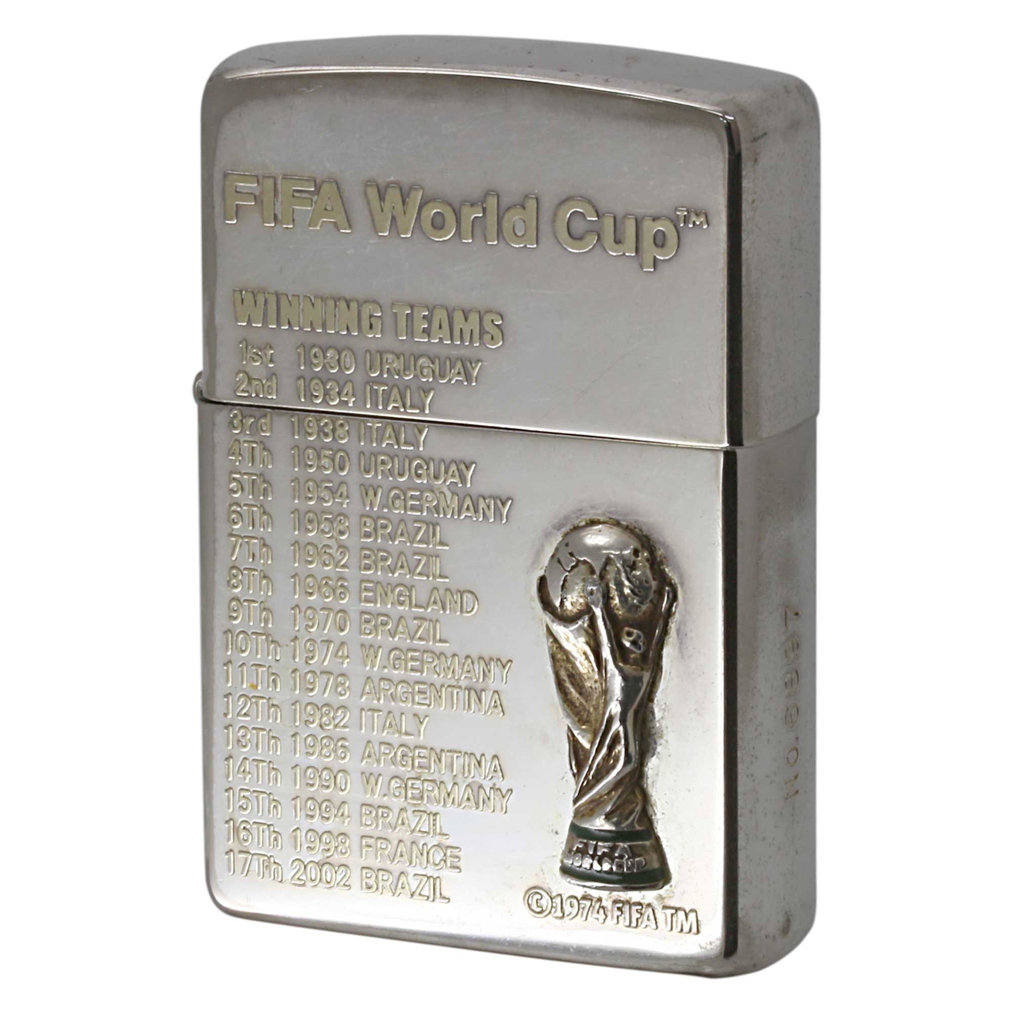 絶版/ヴィンテージ Zippo ジッポー 中古 2005年製造 FIFA World Cup 2006 GERMSNY ワールドカップ ドイツ大会 No.6897  [C]使用感あり傷汚れあり