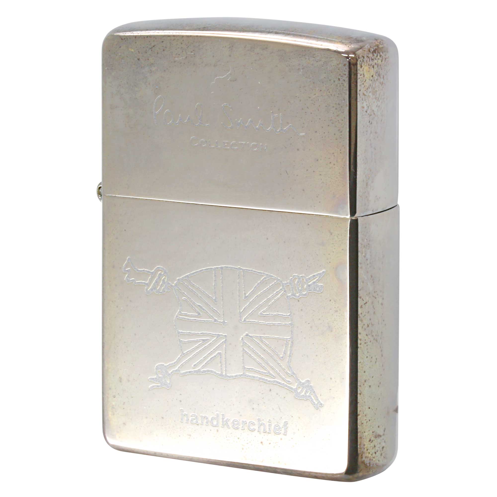 絶版/ヴィンテージ Zippo ジッポー 中古 2000年製造 ZIPPO Paul Smith Collection ポール・スミス コレクション 国旗 ユニオンジャック  [B]使用感ありやや傷汚れあり