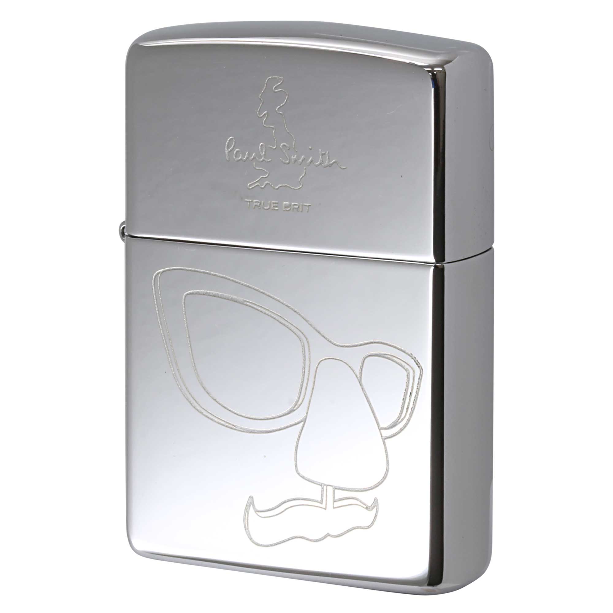 絶版/ヴィンテージ Zippo ジッポー 中古 1995年製造 ZIPPO Paul Smith ポール・スミス 鼻眼鏡  [A]使用感少なく状態が良い