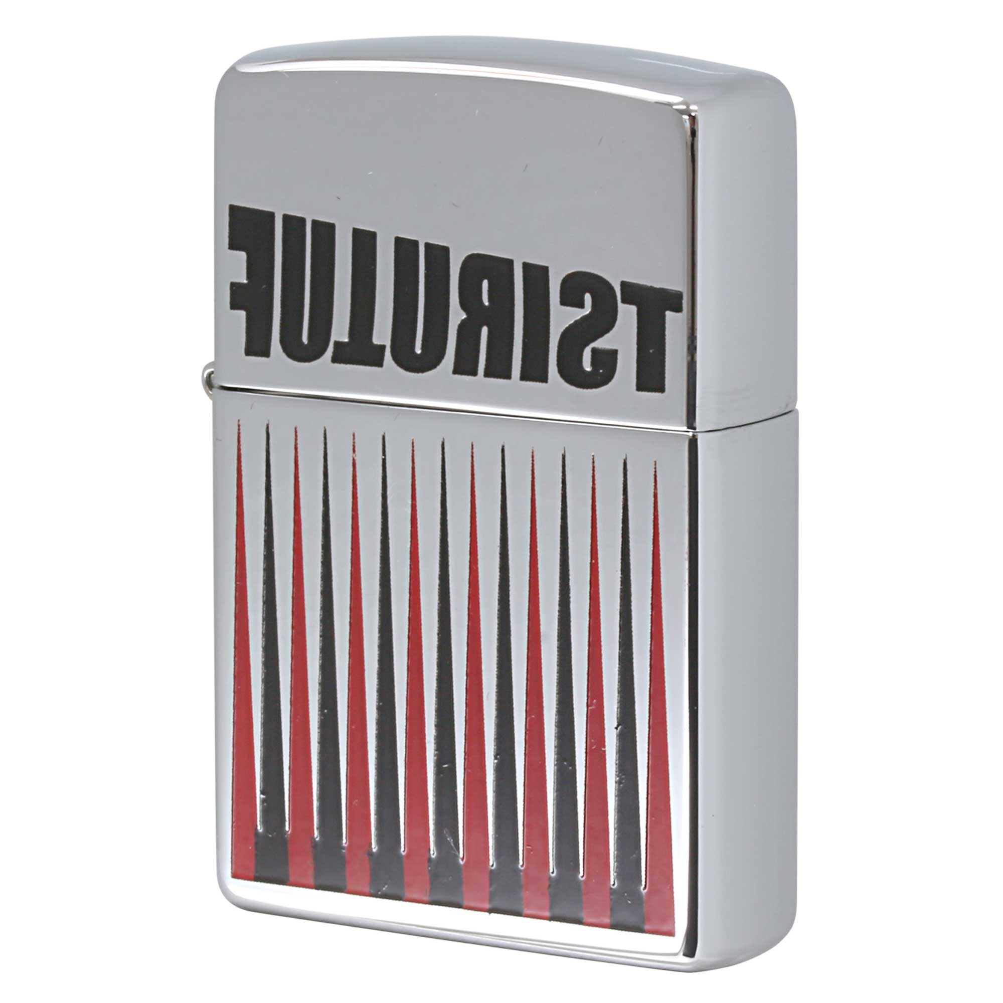 絶版/ヴィンテージ Zippo ジッポー 中古 2002年製造 ZIPPO Paul Smith ポール・スミス 試作品 Futurist 裏回転用突起  [S]ほぼ新品同様