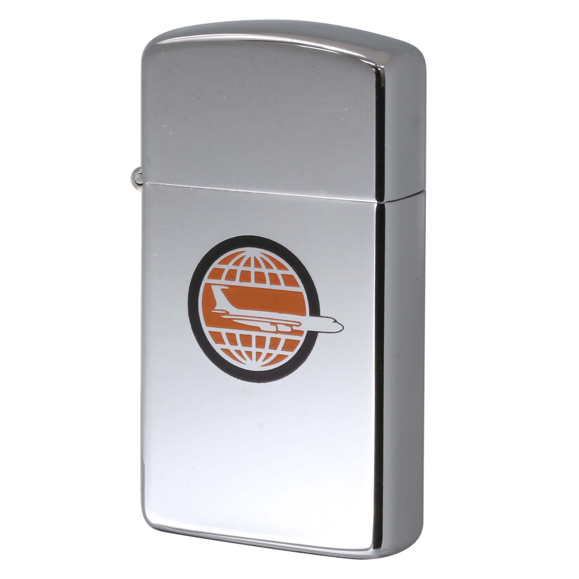 絶版/ヴィンテージ Zippo ジッポー 中古 1981年製造 AVIATION SALES CONPANY,INC スリム  [B]使用感ありやや傷汚れあり