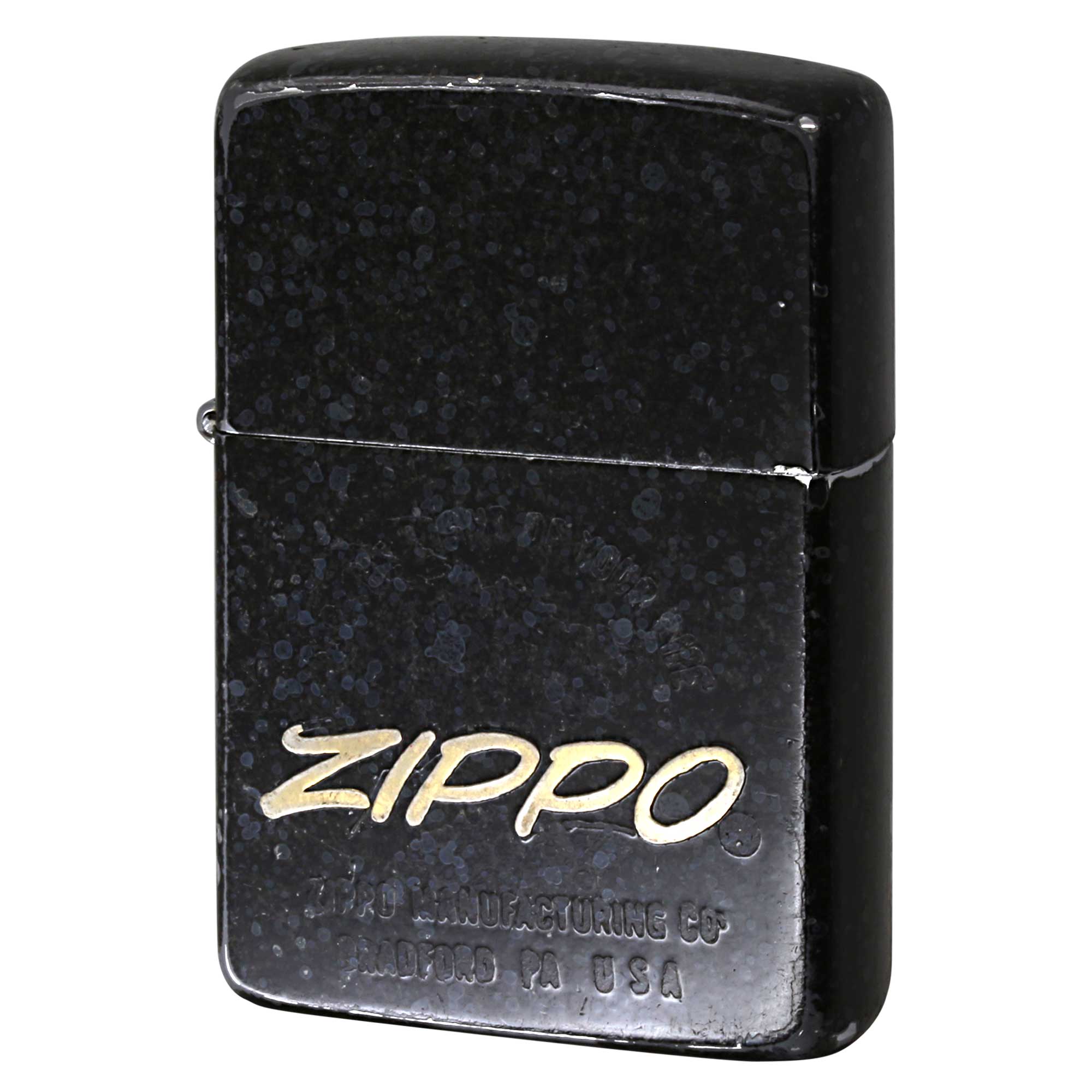 絶版/ヴィンテージ Zippo ジッポー 中古 1987年製造 ZIPPO ロゴ マーブル塗装  [C]使用感あり傷汚れあり