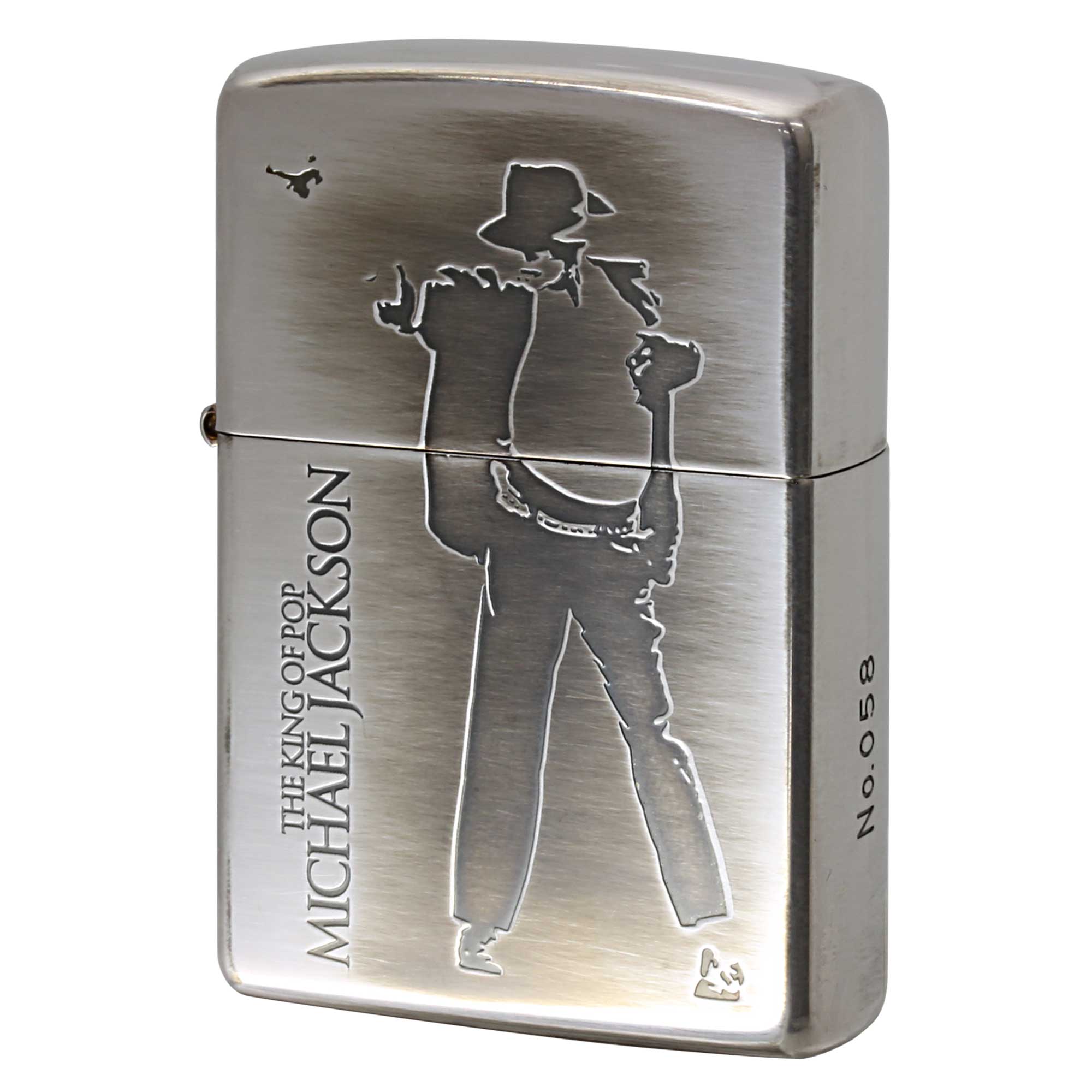 絶版/ヴィンテージ Zippo ジッポー 中古 2009年製造 マイケルジャクソン MJ-032 No.058  [N]未使用・新品
